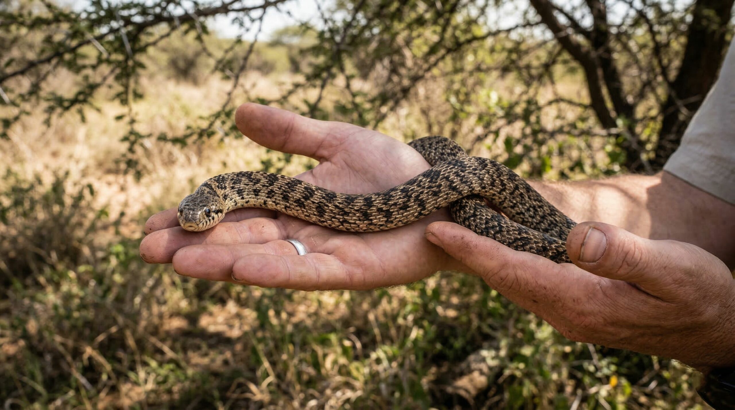 Essa cobra parece pronta para atacar, mas vive só de ovos e tem um truque incrível