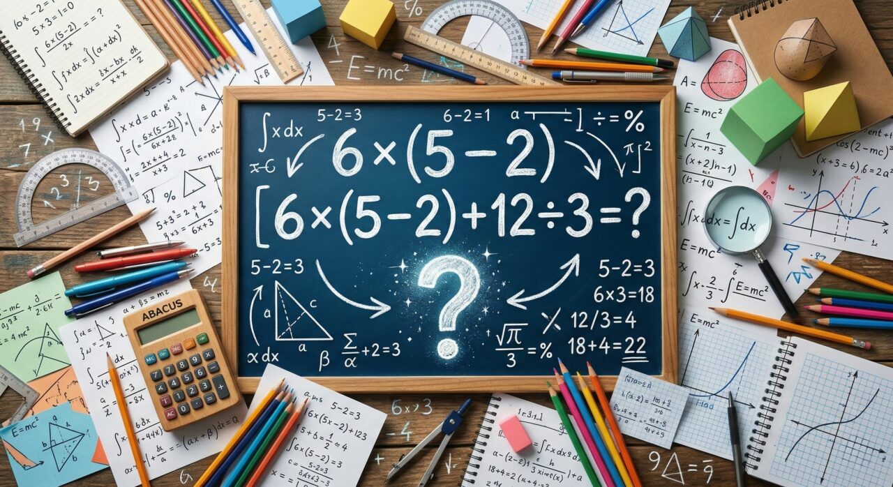 Você consegue resolver 6 × (5 – 2) + 12 ÷ 3 em menos de 29 segundos?