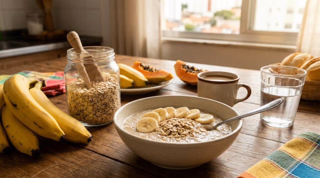 Misturar banana com aveia: a combinação que vai te fazer viciar e turbinar sua saúde