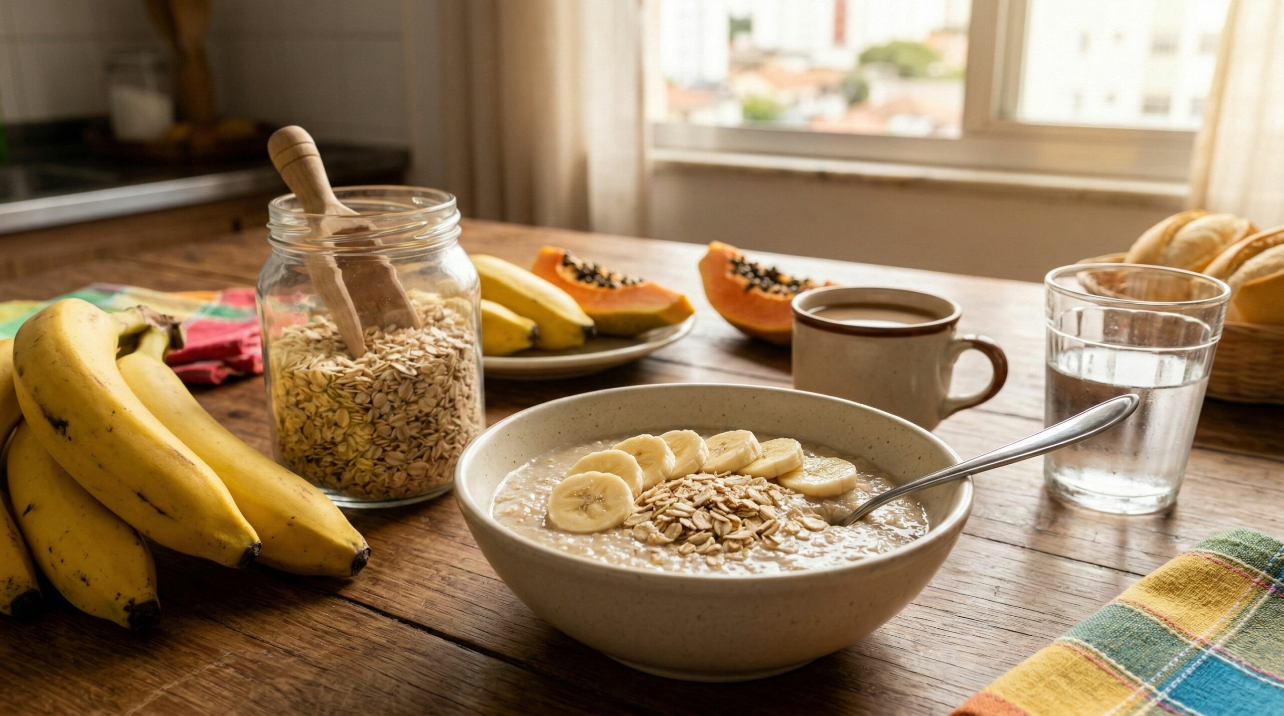 Misturar banana com aveia: a combinação que vai te fazer viciar e turbinar sua saúde