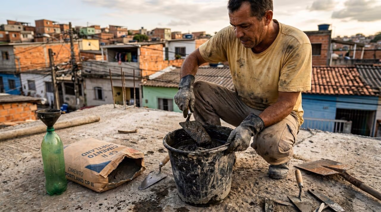 Misturar óleo queimado e cimento: para que serve e por que isso é uma mina de ouro na obra