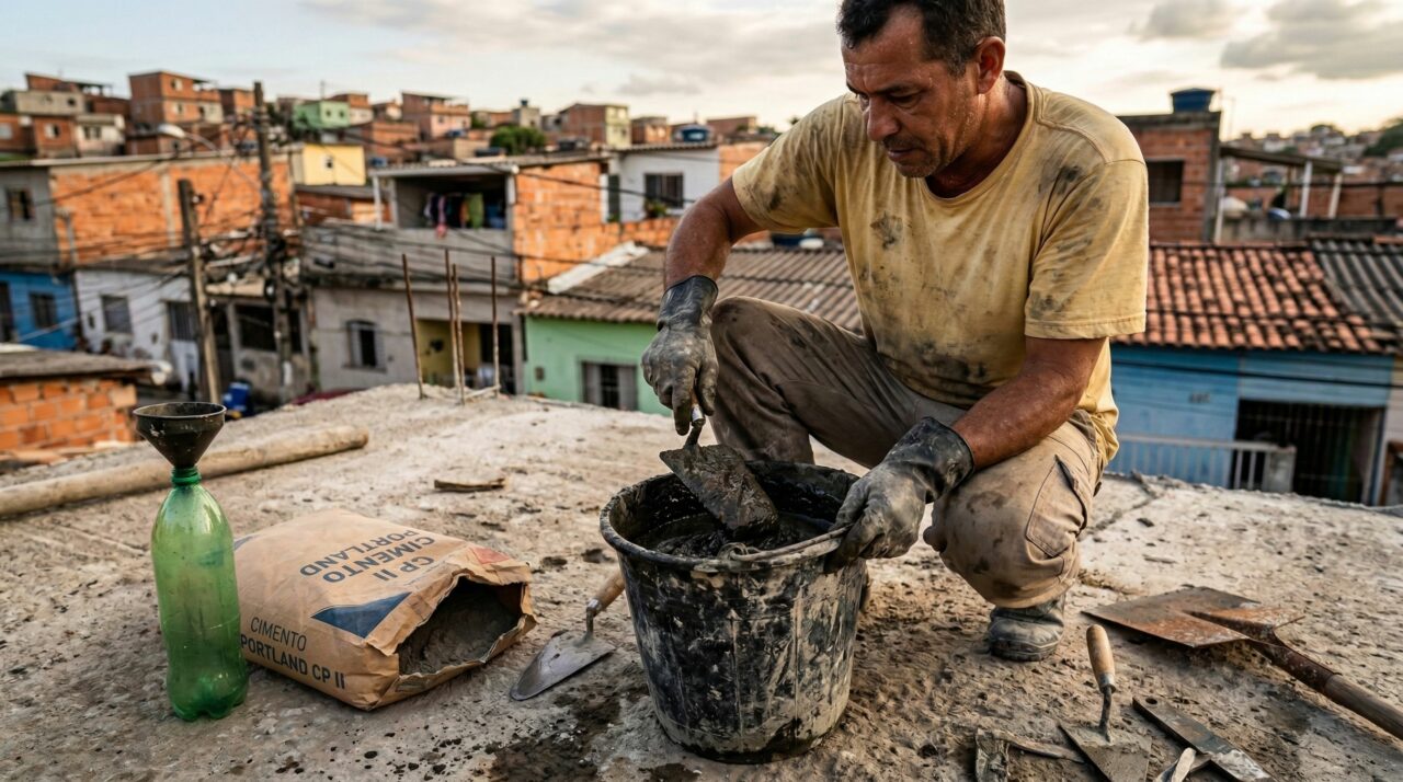 Misturar óleo queimado e cimento: para que serve e por que isso é uma mina de ouro na obra