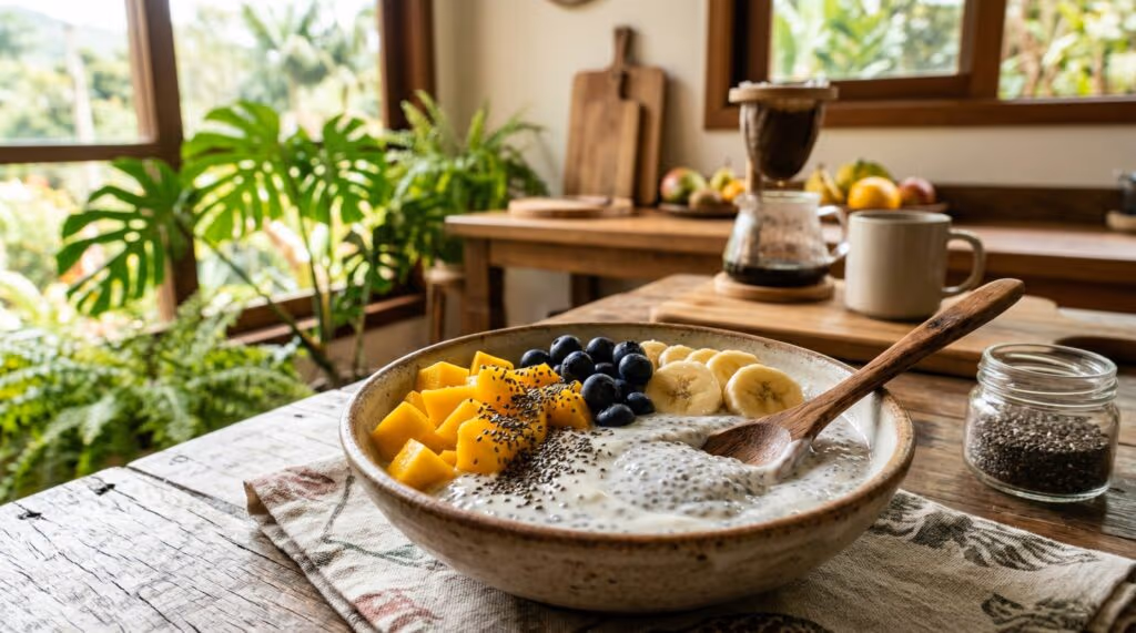 Misture iogurte com chia: a combinação de fibras, ômega 3 e proteínas que organiza de vez sua saúde