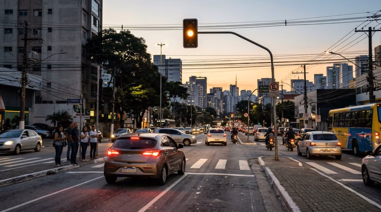 O que diz a lei sobre motoristas que aceleram para ultrapassar o sinal amarelo