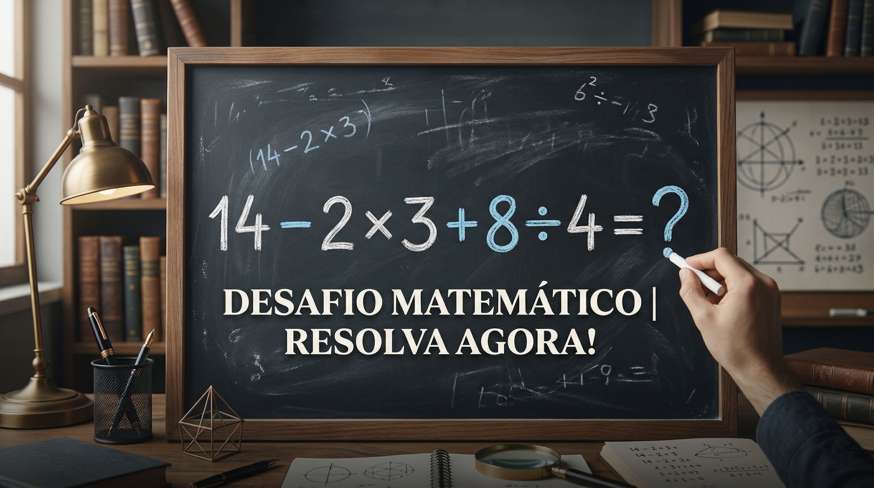Desafio matemático: teste sua calma e atenção nessa equação de nível fácil