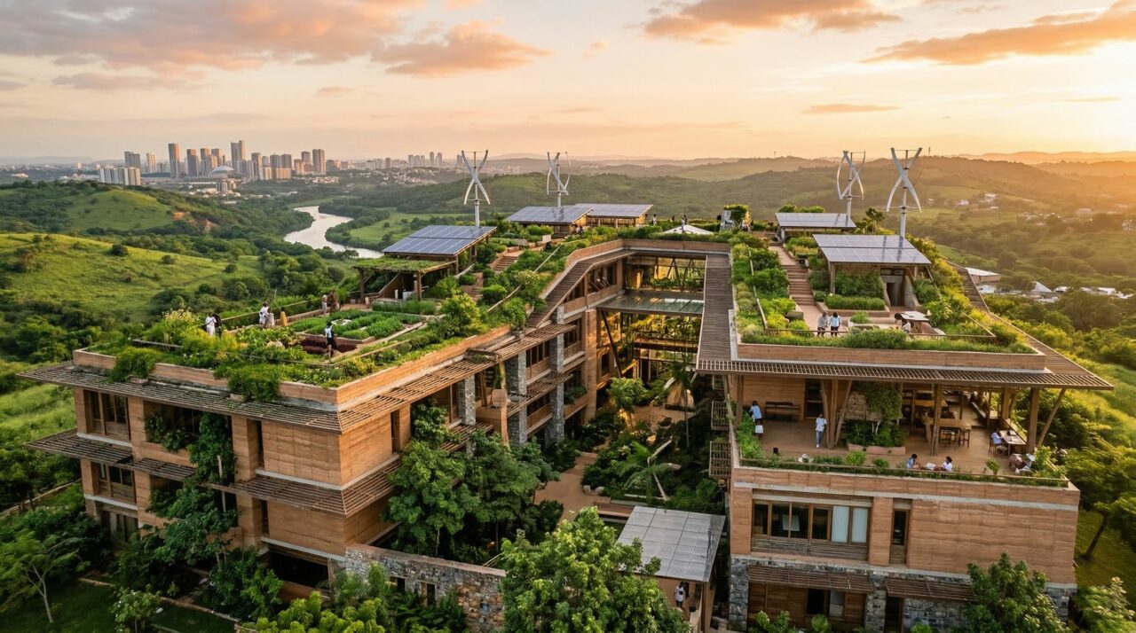 A arquitetura do futuro já existe: projetos ao redor do mundo que unem energia limpa e renovação de cidades