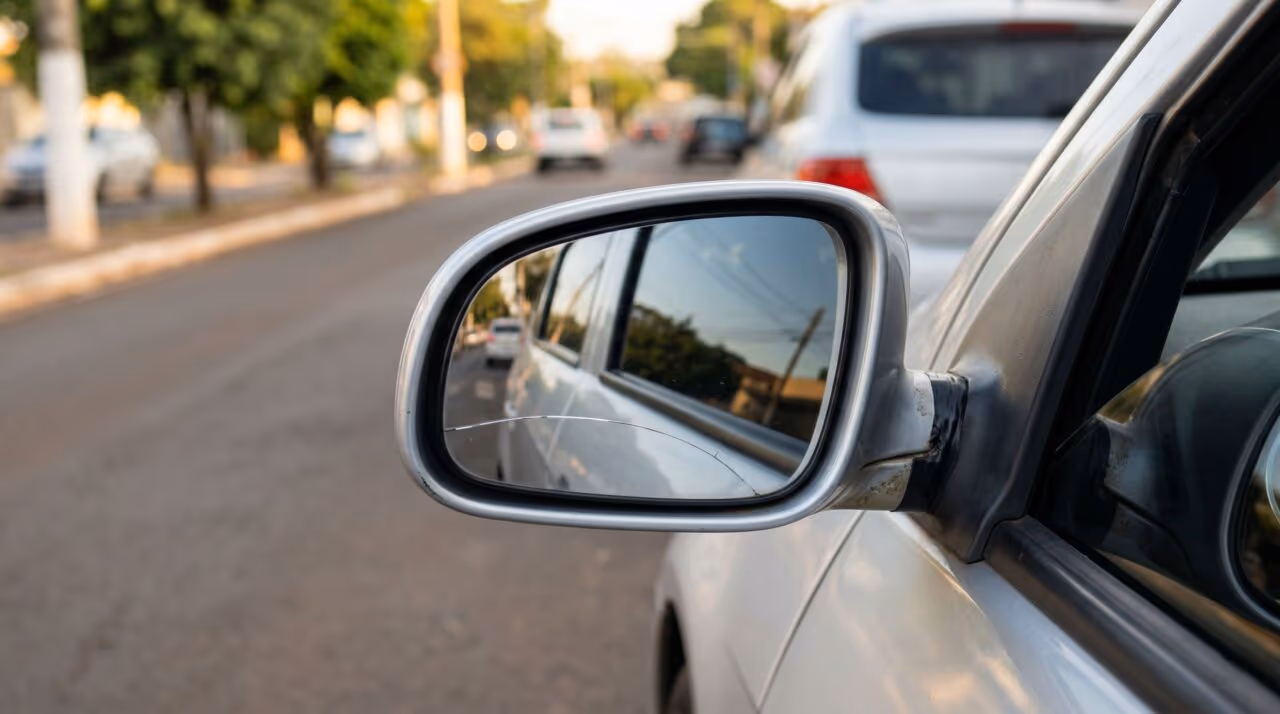 Esse erro comum no retrovisor pode render multa e acúmulo de pontos na CNH