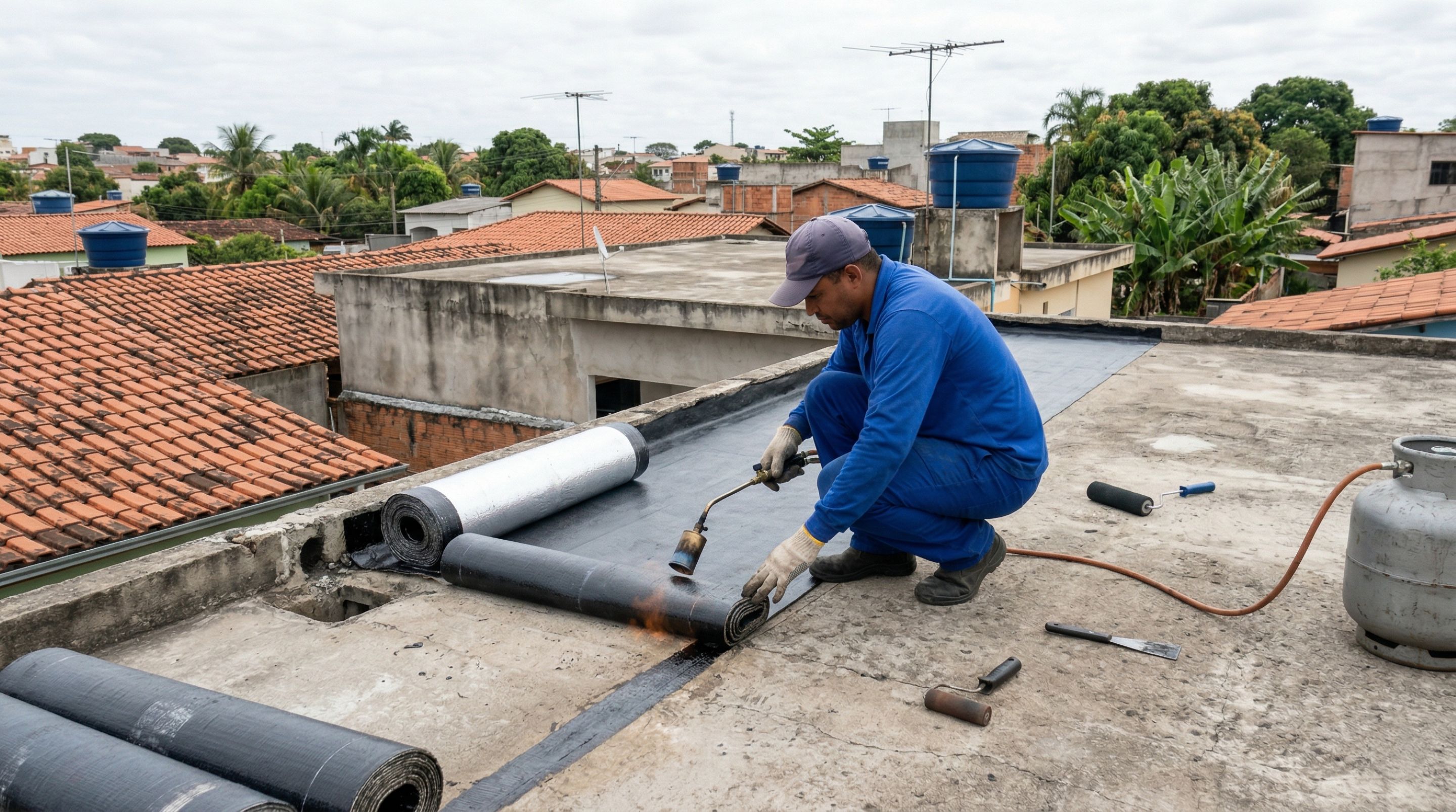 Como resolver goteiras na laje de casa sem quebrar nada