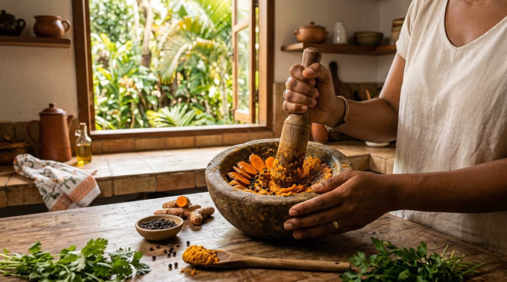 Misturar cúrcuma com pimenta-do-reino: a combinação que transforma sua saúde em ouro
