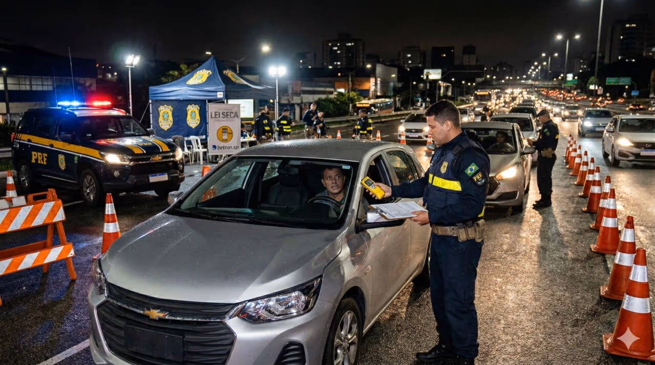 Motoristas que pensam em recusar o teste do bafômetro precisam conhecer o art. 165 do CTB