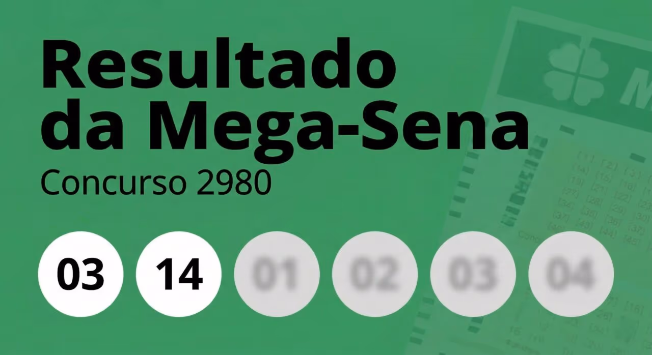 Caixa emite aviso para apostadores da Mega-Sena após sorteio do dia 05