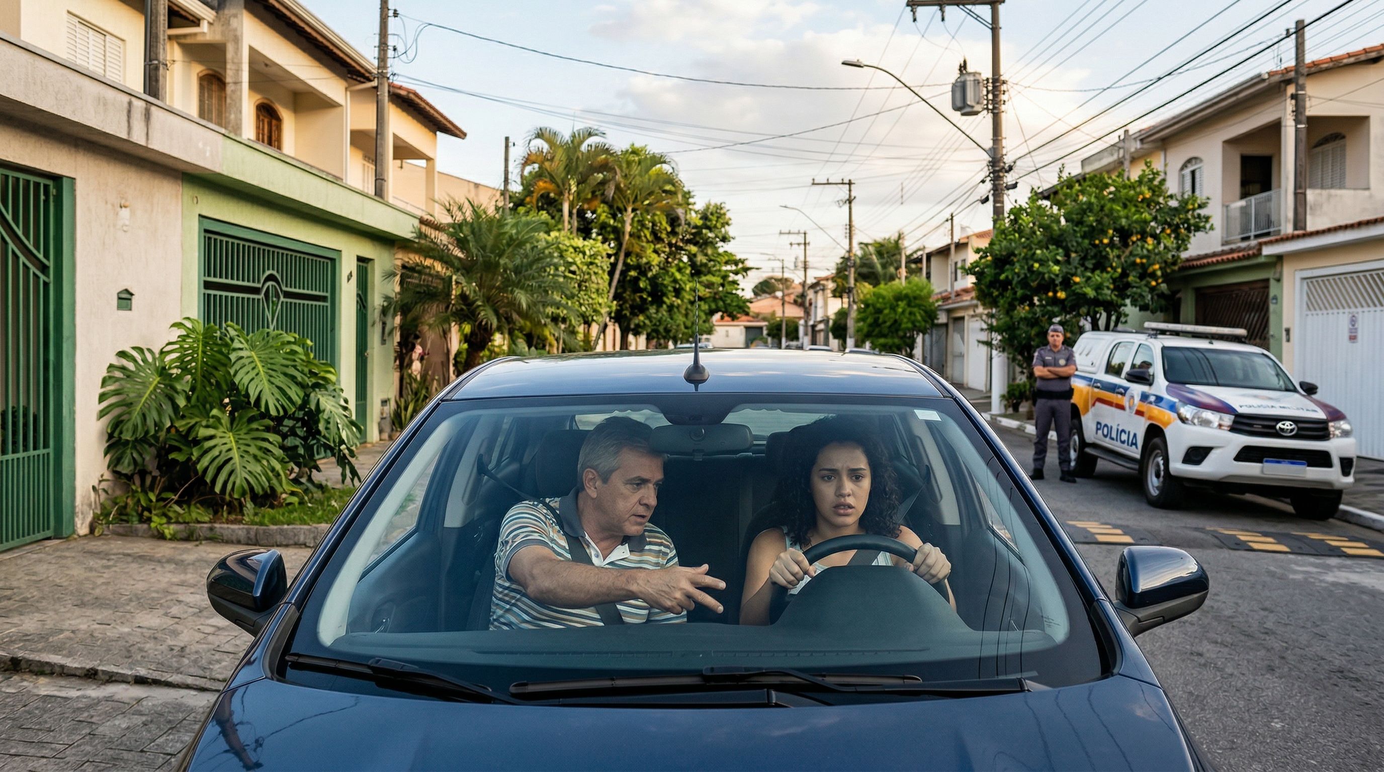 O que diz a lei sobre ensinar o filho a dirigir sem CNH, mesmo que em ruas “mais calmas”?