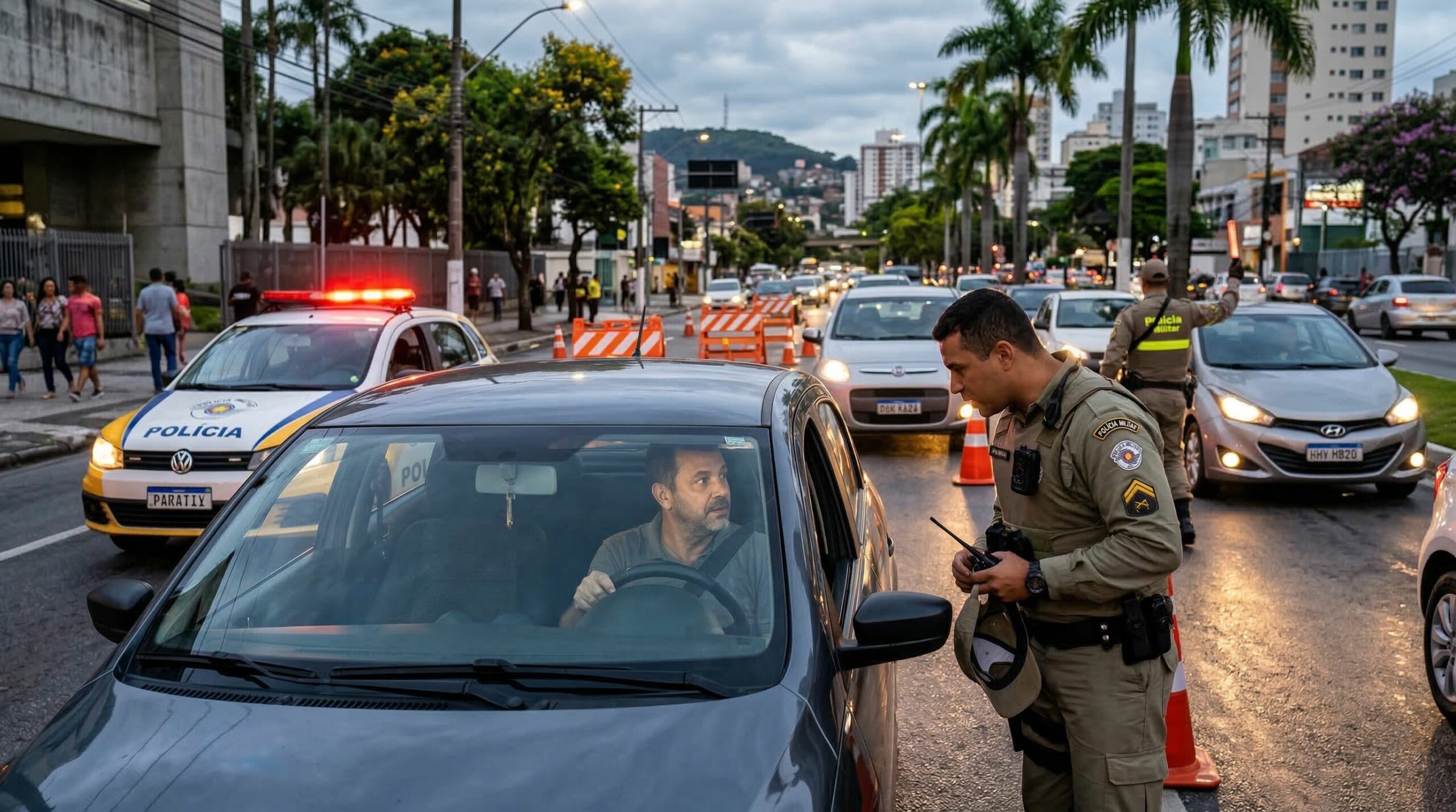 Motoristas que não saem do carro durante a blitz certamente conhecem essa regra