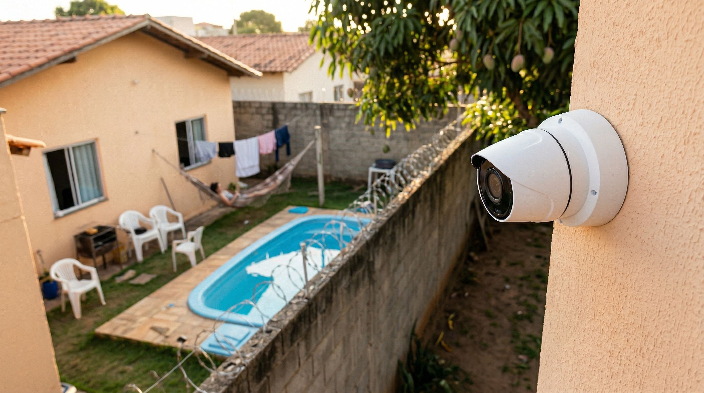 O que diz a lei sobre a instalação de câmeras apontadas para o terreno vizinho?