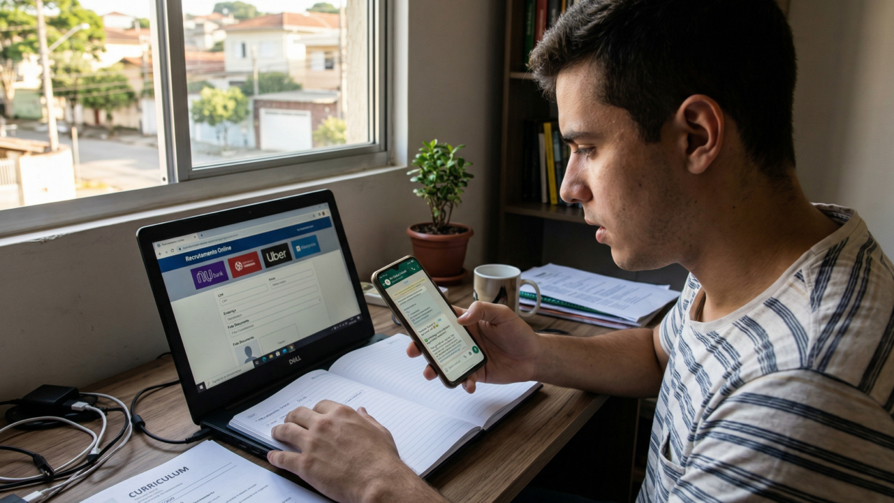 Golpe da vaga home office: como os criminosos armam a isca e quais dados nunca devem sair do seu celular