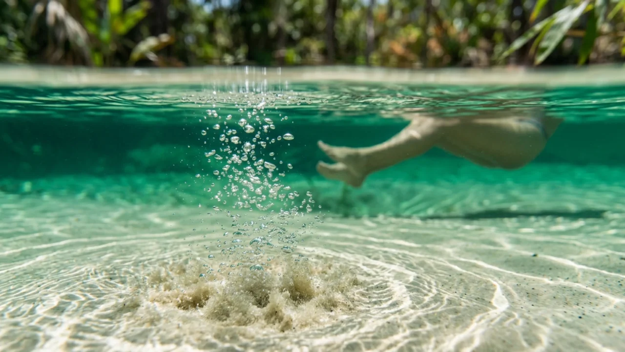 Fenômeno natural desafia a gravidade: o vilarejo que te leva às nascentes de águas cristalinas onde é impossível o corpo humano afundar