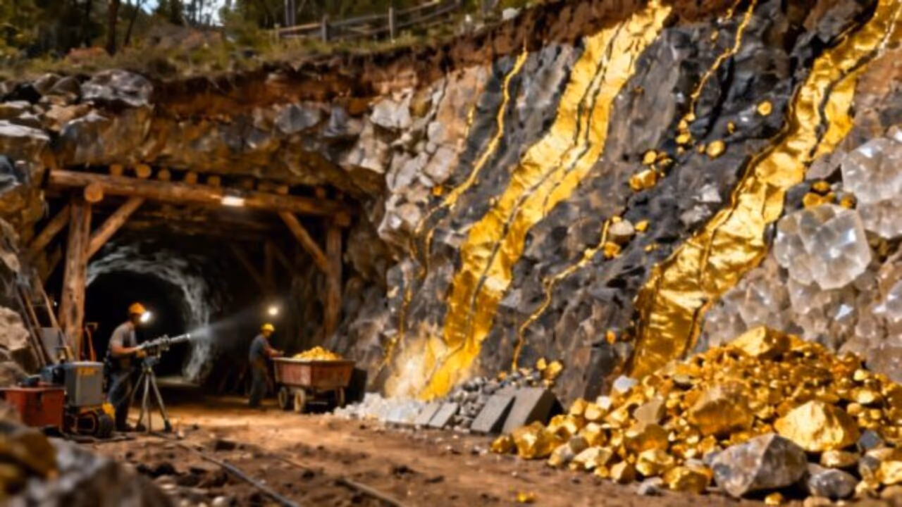 Jazida subterrânea com mais de 1.000 toneladas de ouro é descoberta por geólogos