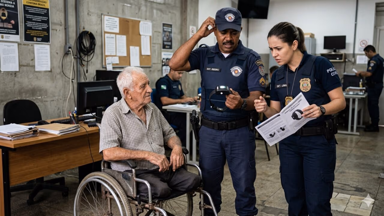 Justiça determina uso de tornozeleira eletrônica para idoso: o problema é que ele não tem as pernas