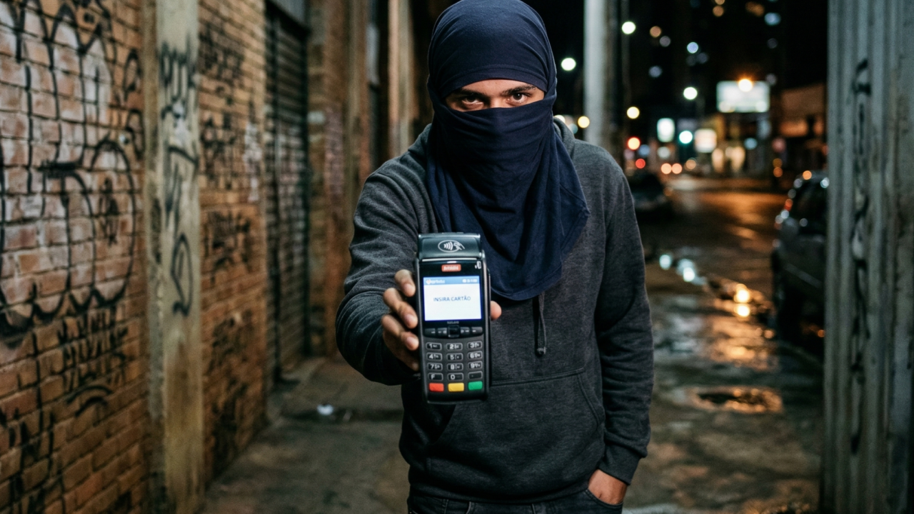 Muito cuidado, muitas maquininhas estão nas mãos de pessoas má intencionadas