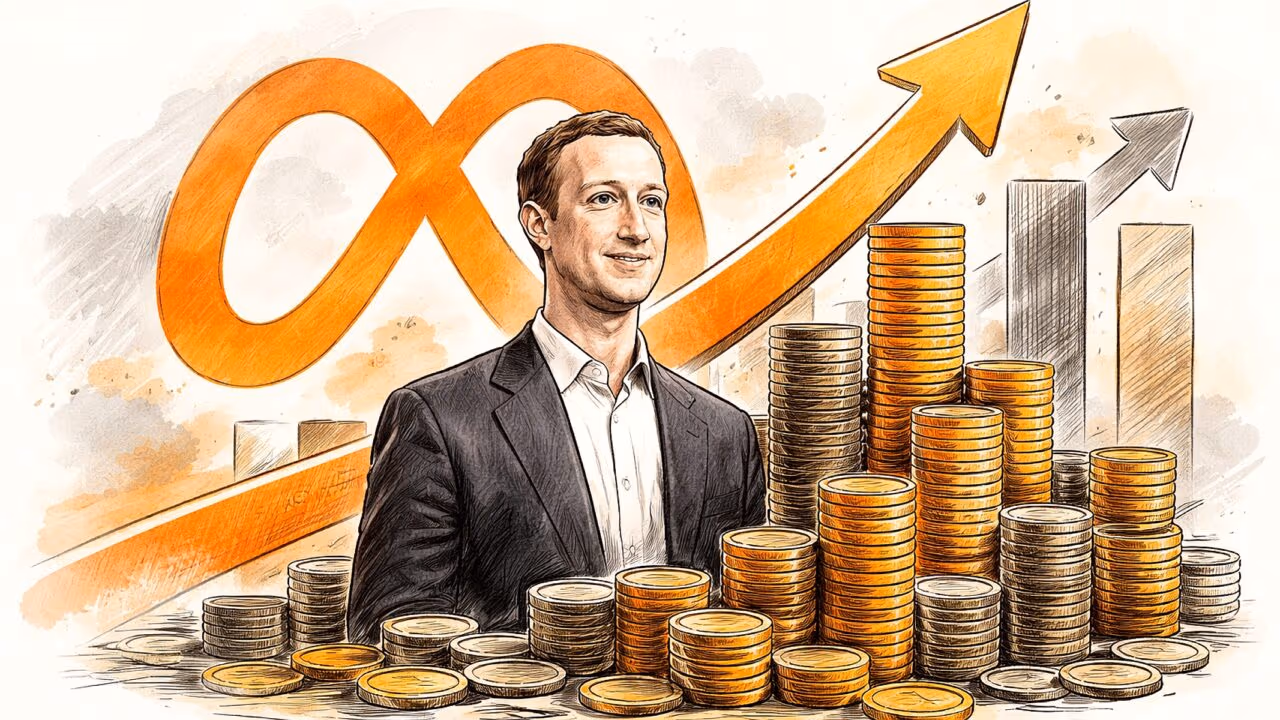 Crusoé: Meta mira 9 trilhões de dólares com bônus a executivos