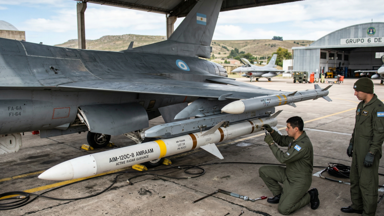 O AMRAAM é um míssil ar-ar com grande poder de destruição
