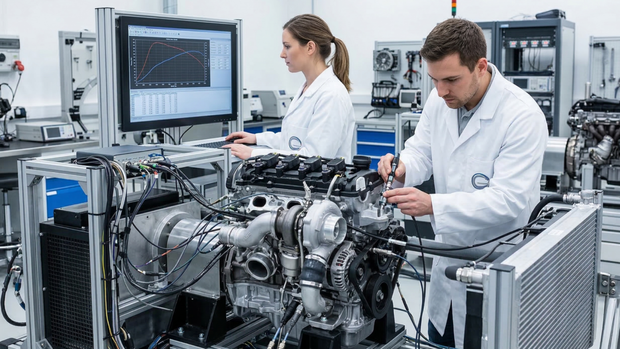 Engenharia transformou os motores pequenos em grandes máquinas