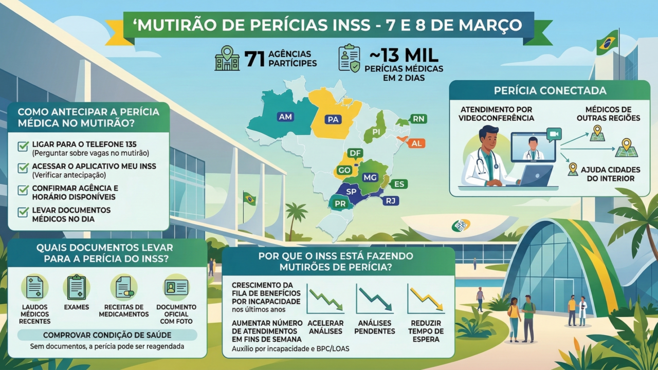 Diagrama mostra o objetivo desse mutirão
