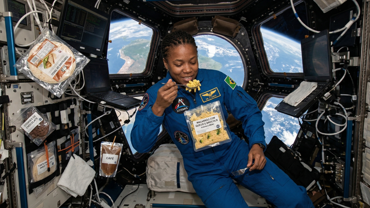 Assim será o menu que a NASA vai servir aos astronautas da Artemis II rumo à Lua