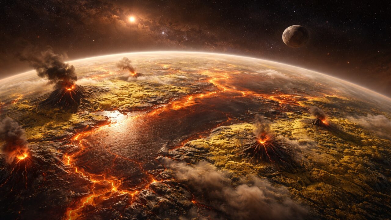 Novo tipo de planeta com oceano de magma e enxofre pode ser a grande descoberta cientifica do século