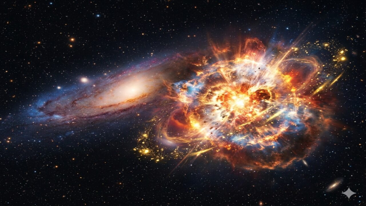 Cientistas acreditam que a origem do ouro pode ser explicada através de raríssima explosão cósmica