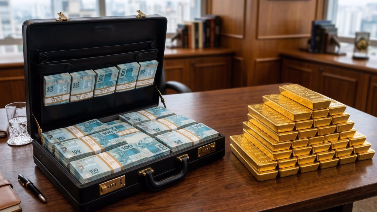 Quanto valeria R$ 1 milhão convertido em ouro hoje