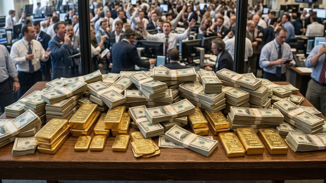 Ouro ou dólar: qual protege melhor o brasileiro quando a crise aperta, o petróleo sobe e o câmbio dispara