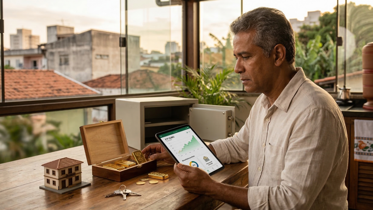 O ouro se mostra uma ótima opção de investimento
