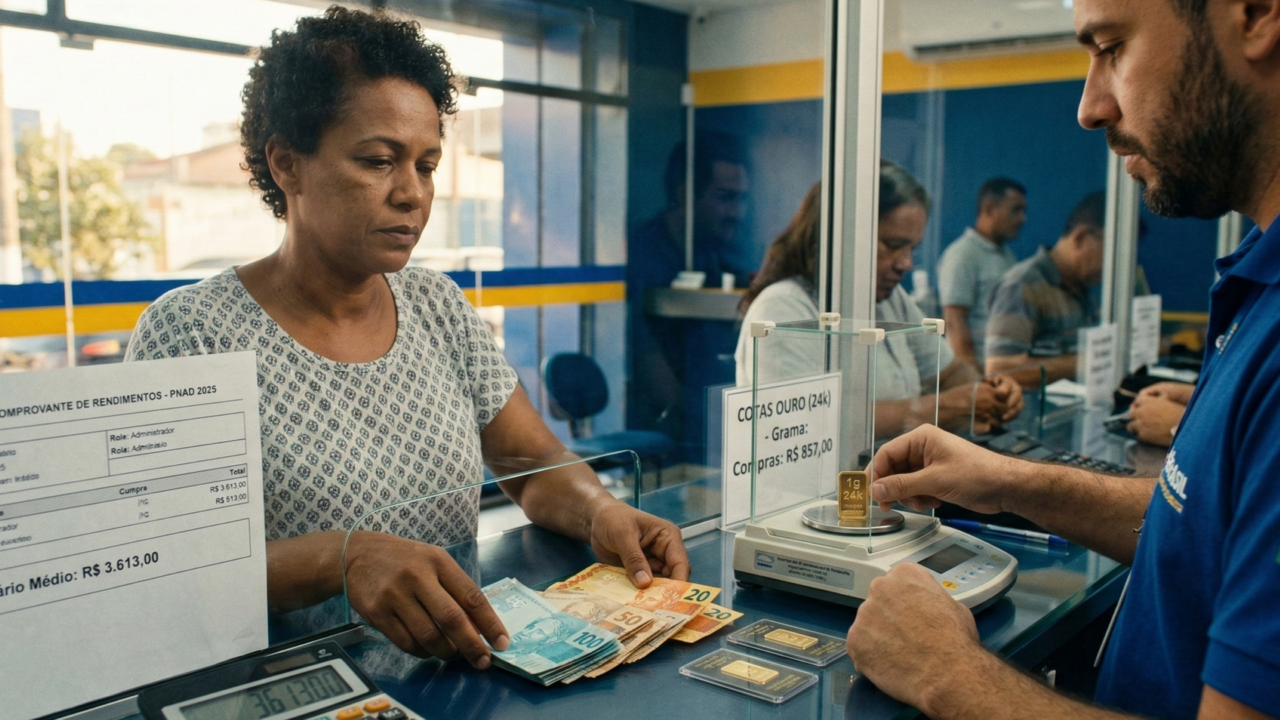 Apesar de ser bastante dinheiro, o salário médio não rende muito ouro não