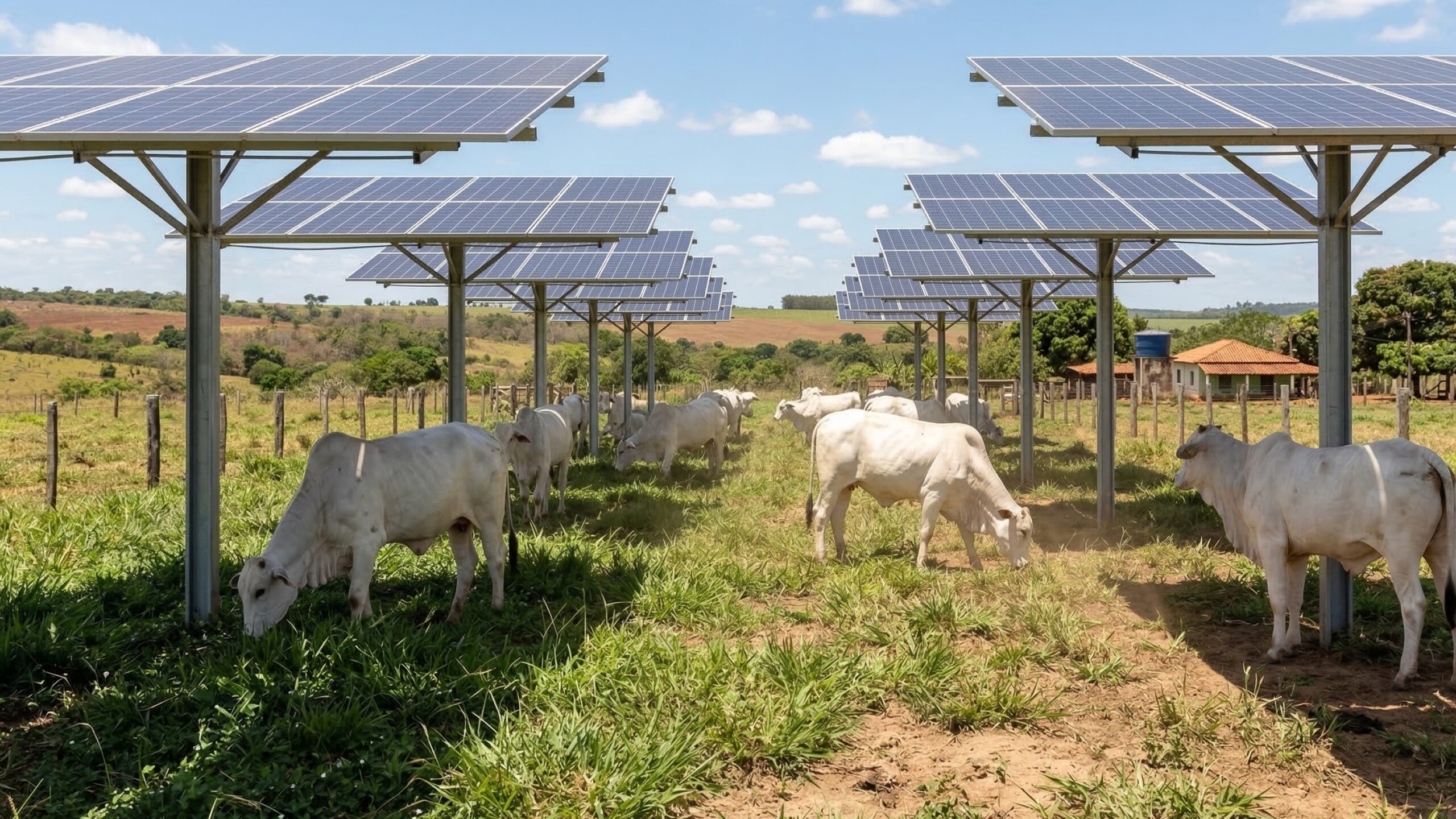 Instalar energia solar em propriedades rurais pode mudar a temperatura do solo e pesquisadores começaram a observar esse efeito