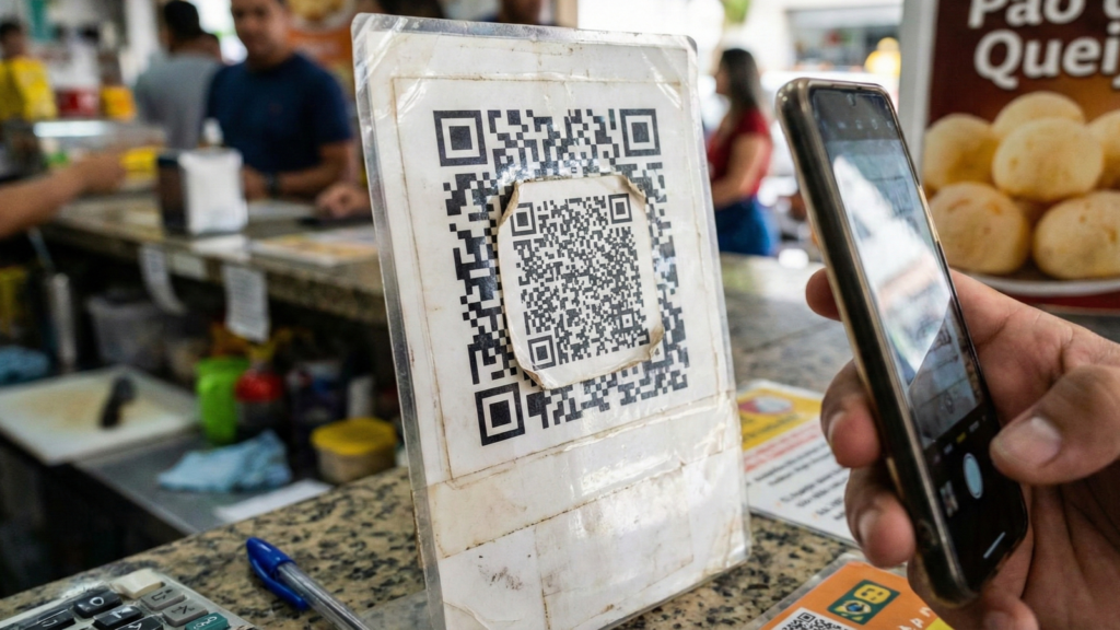 Golpistas utilizam QR Codes adulterados para desviar os pagamentos dos estabelecimentos