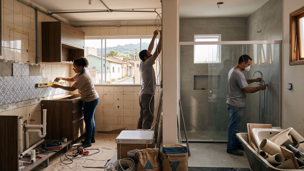 Quanto custa reformar uma casa média atualmente e por que o valor pode variar tanto