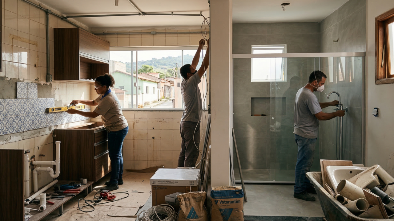 Quanto custa reformar uma casa média atualmente e por que o valor pode variar tanto