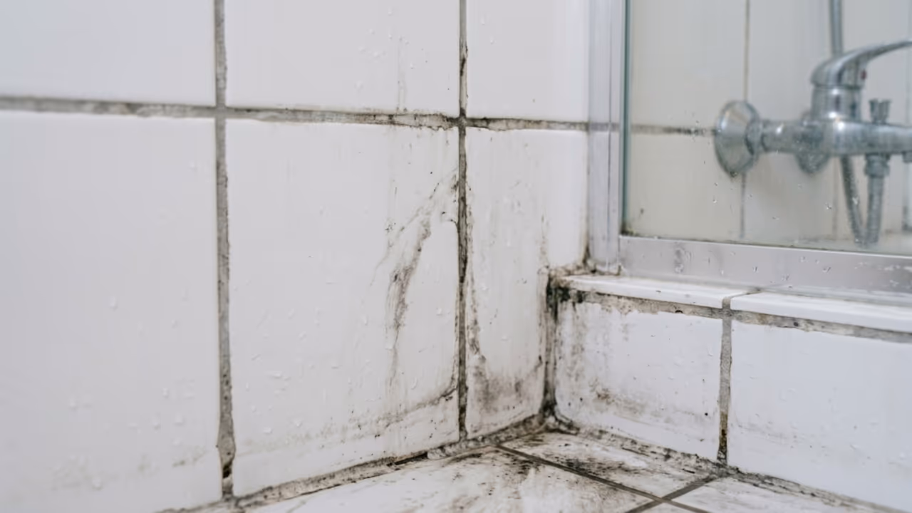 Manchas escuras no rejunte do banheiro: o que elas realmente indicam e quando viram risco de mofo