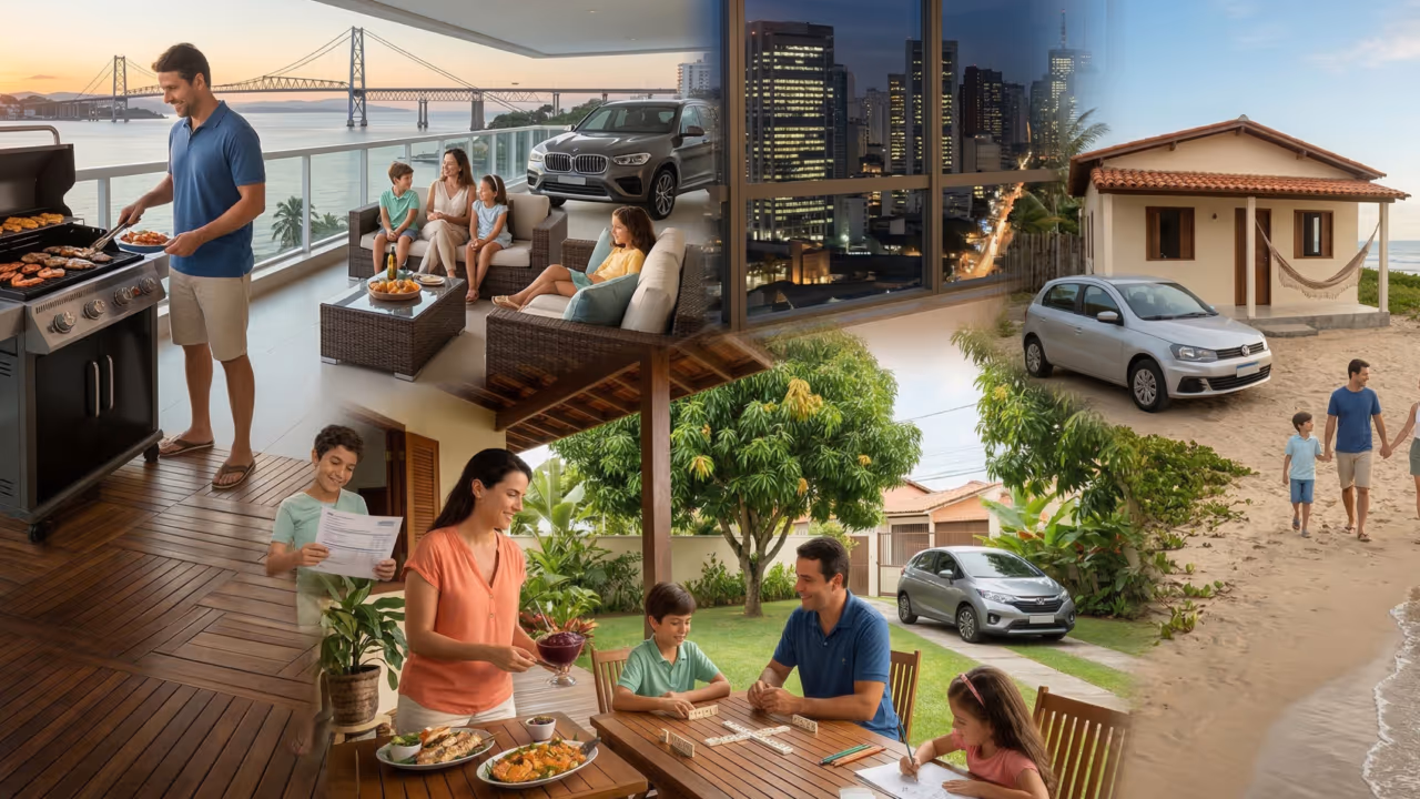 Renda ideal para viver sem apertos em 2026 varia muito entre cidades brasileiras