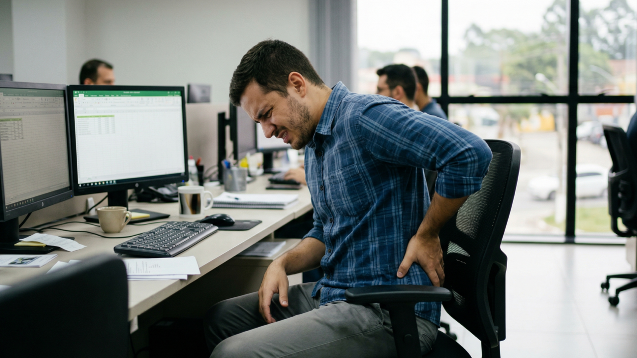 Ficar sentado por muito tempo pode ser um problemão