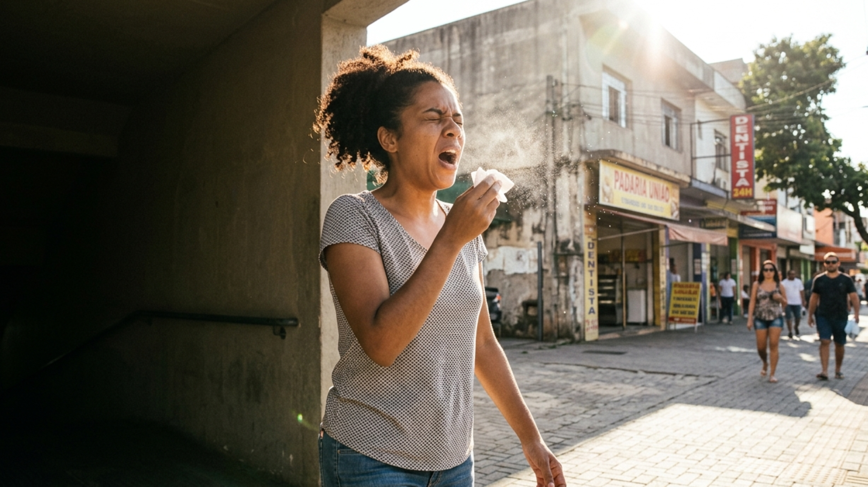Por que algumas pessoas espirram quando olham para o sol