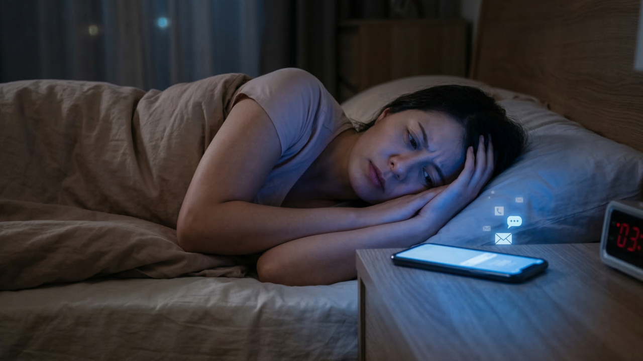 Em caso de chamadas, mensagens, é possível que seu sono seja atrapalhado sem necessidade