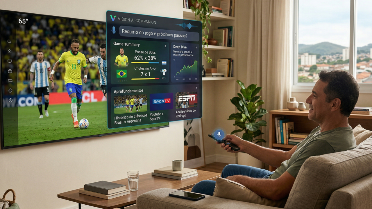 A sua TV consegue escolher por você antes de você saber o que quer