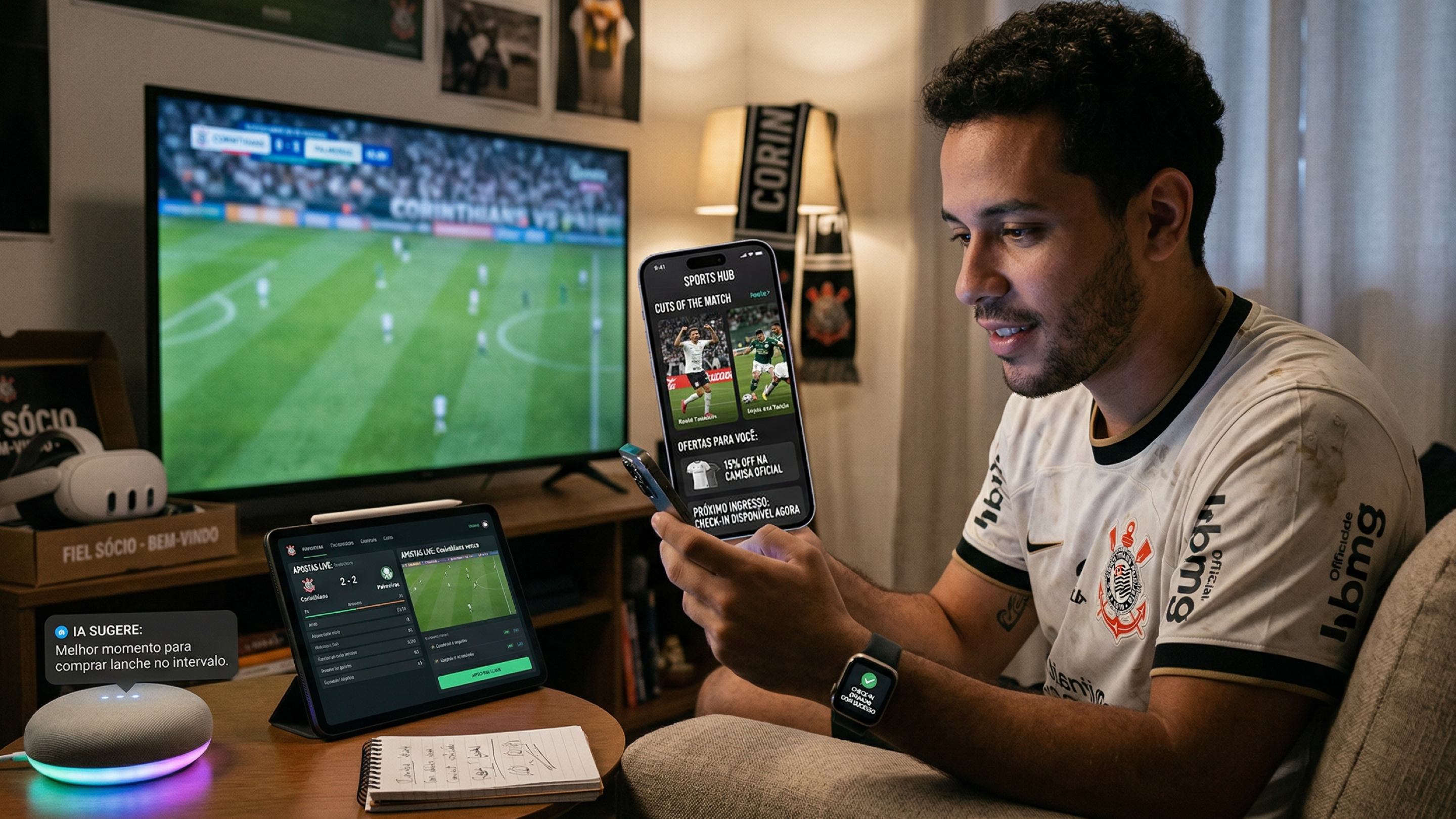 Por que a experiência do torcedor está mudando tanto fora das quatro linhas e ficando cada vez mais digital