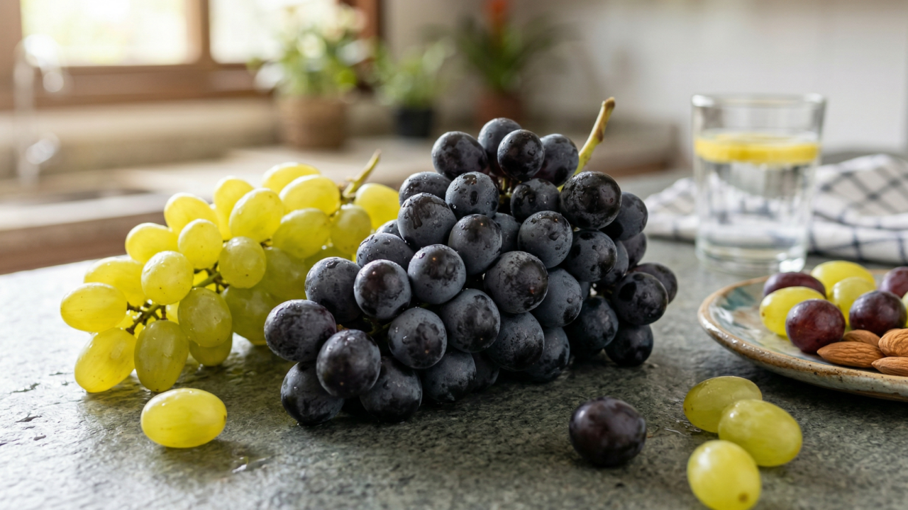 Uva verde ou uva preta faz mais bem à saúde? Entenda o que realmente muda