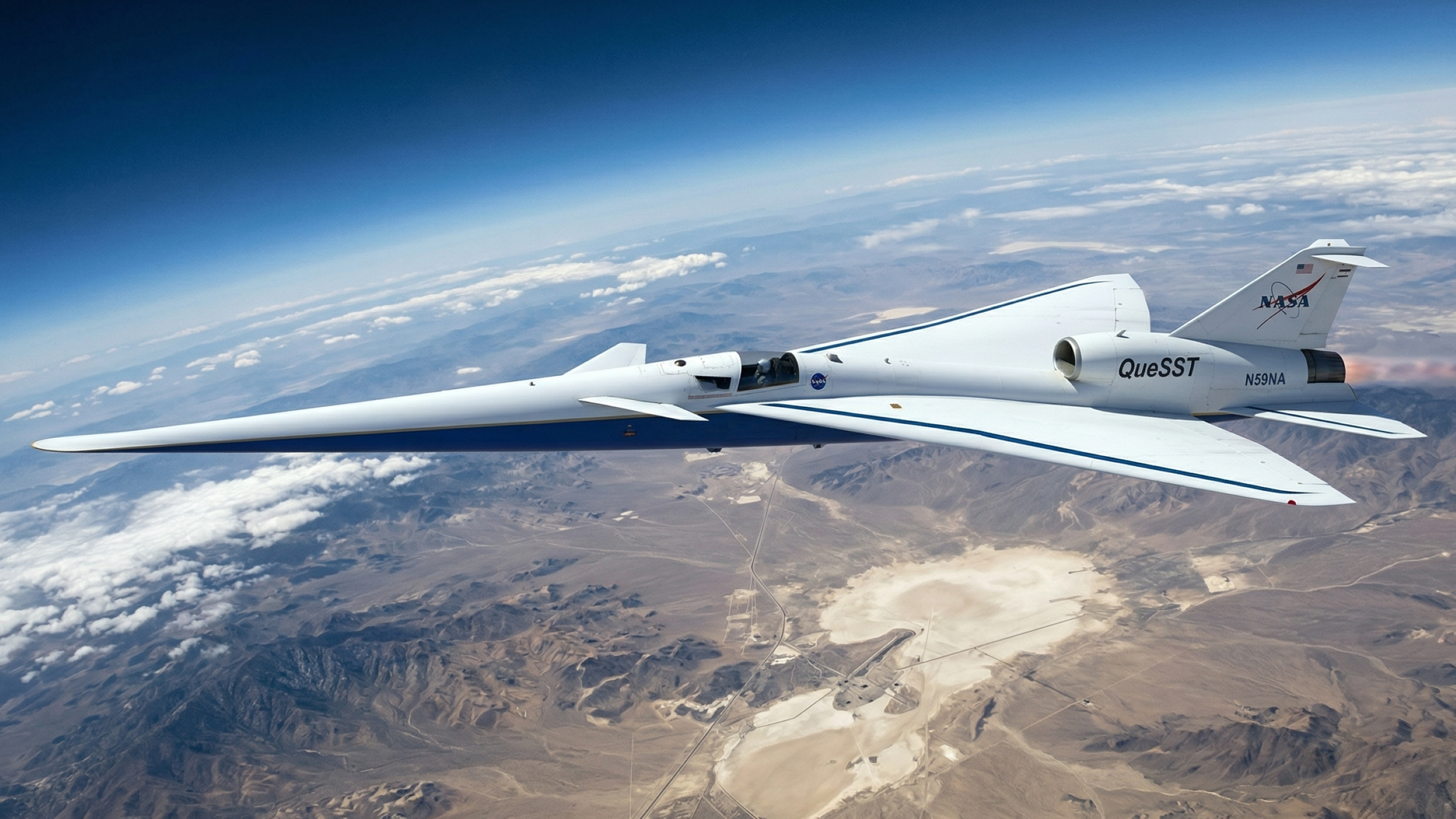 X-59 da Nasa tem segundo voo encurtado após falha técnica