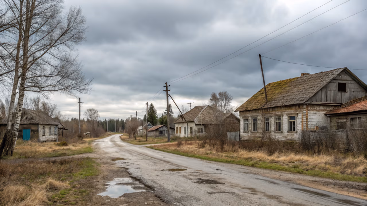 A Rússia que nunca te mostraram! Aldeias isoladas, casas abandonadas e a triste realidade russa