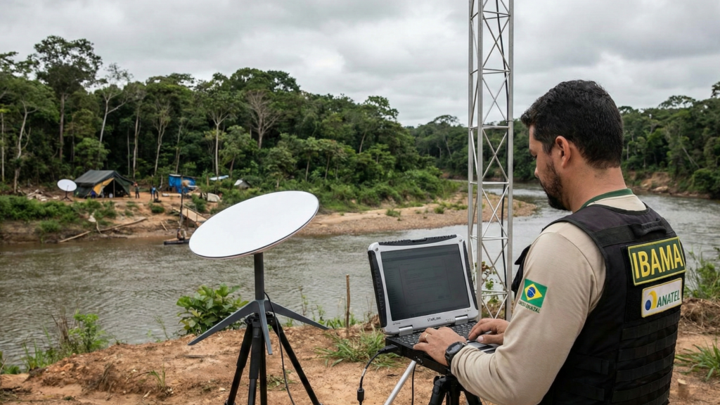 A internet via satélite é uma salvação para locais remotos