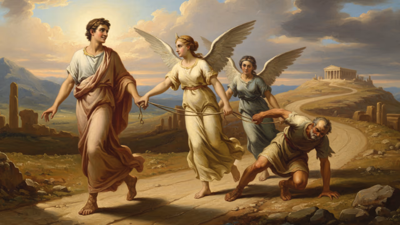 O destino conduz quem quer e arrasta quem não quer